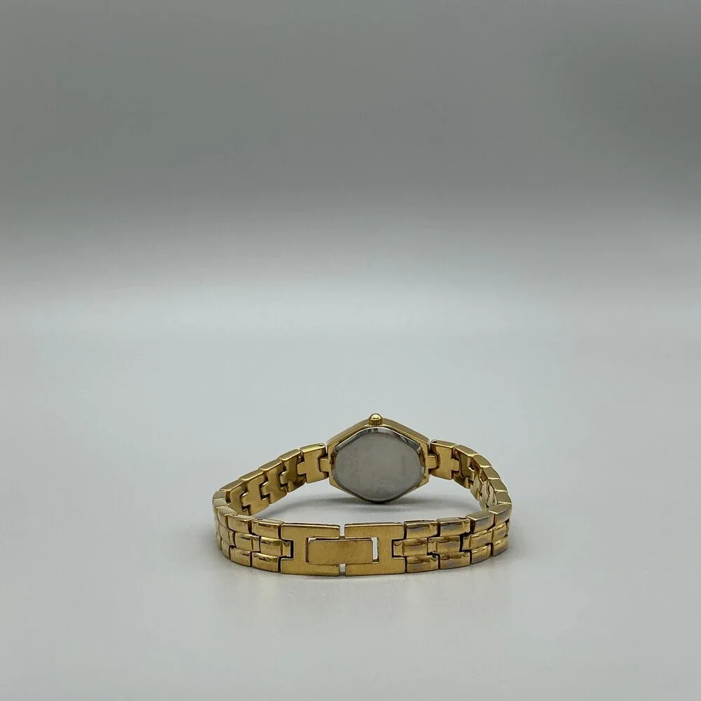 Caravelle By Bulova Womens Watch 18mm Gold Tone 44L33 New Battery 6.5